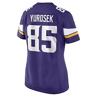 Maillot Nike Ben Yurosek violet pour femme des Vikings du Minnesota