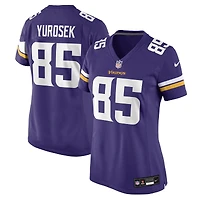Women's Nike Ben Yurosek  Purple Minnesota Vikings Team Game Jersey