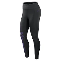 Women's Nike Black Minnesota Vikings Primetime Yard Line Leggings