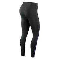 Women's Nike Black Minnesota Vikings Primetime Yard Line Leggings