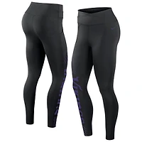 Legging croisé Nike Minnesota Vikings Yard Line pour femme, noir