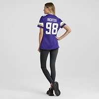Maillot Nike Bo Richter violet pour femme des Vikings du Minnesota