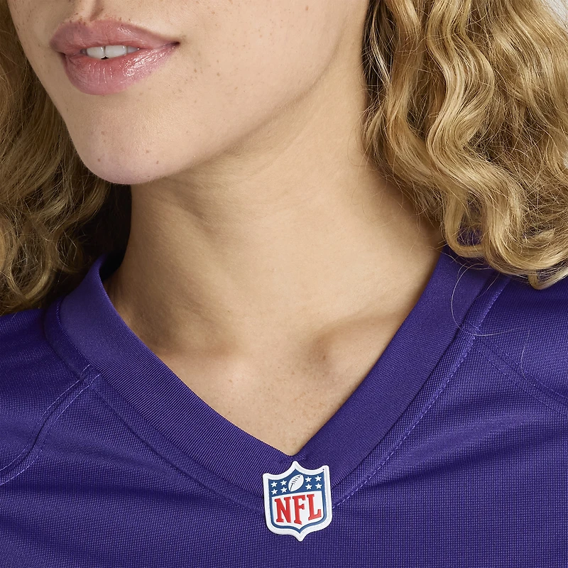 Women's Nike Bo Richter  Purple Minnesota Vikings Team Game Jersey