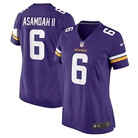 Maillot de match Nike Brian Asamoah II violet pour femme des Minnesota Vikings