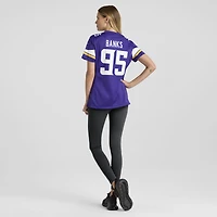 Women's Nike Caleb Banks  Purple Minnesota Vikings Team Game Jersey
