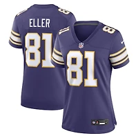 Maillot pour femme Nike Carl Eller pourpre Minnesota Vikings Classic Retired Player