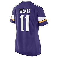 Women's Nike Carson Wentz  Purple Minnesota Vikings Team Game Jersey