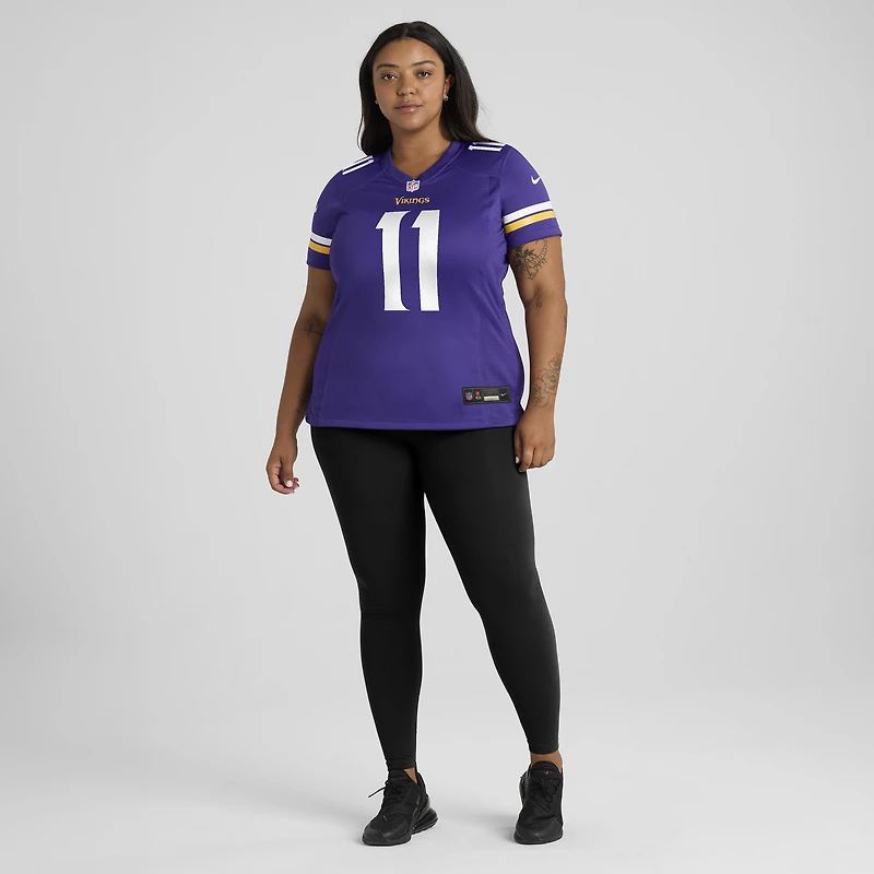 Maillot Nike Carson Wentz violet pour femme des Vikings du Minnesota