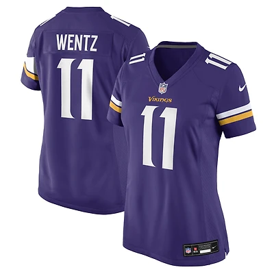Maillot Nike Carson Wentz violet pour femme des Vikings du Minnesota