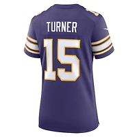 Women's Nike Dallas Turner Minnesota Vikings Alternate Game Jersey