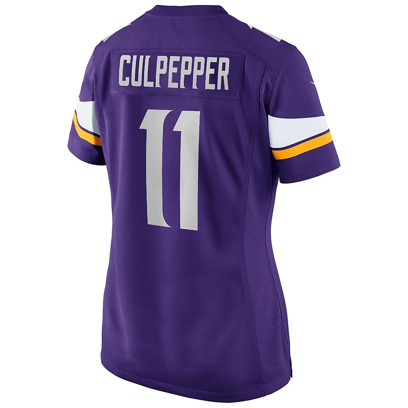 Maillot de joueur retraité Nike Daunte Culpepper violet des Minnesota Vikings pour femme