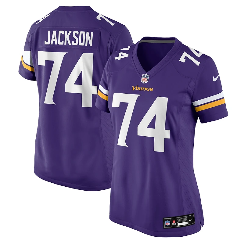 Women's Nike Donovan Jackson Purple Minnesota Vikings Team Game Jersey