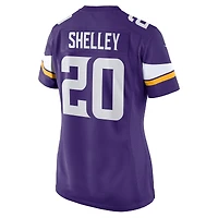 Maillot de joueur à domicile des Minnesota Vikings pour femme Nike Duke Shelley violet