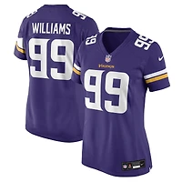 Maillot Nike Elijah Williams violet pour femme des Vikings du Minnesota