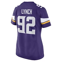Women's Nike James Lynch Purple Minnesota Vikings Game Player Jersey