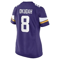 Women's Nike Jeff Okudah  Purple Minnesota Vikings Team Game Jersey