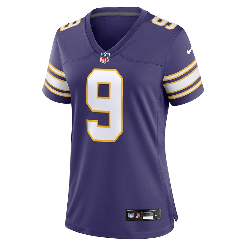 Women's Nike J.J. McCarthy Purple Minnesota Vikings 2nd Alternate Player Game Jersey