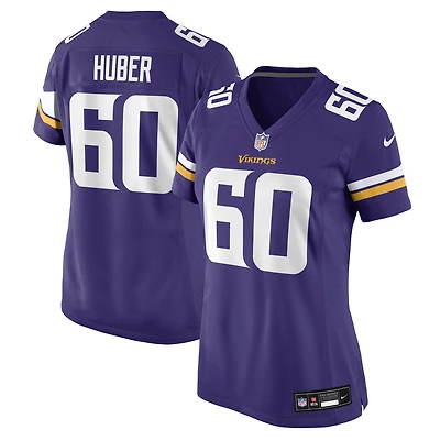 Maillot Nike violet Joe Huber pour femme des Minnesota Vikings