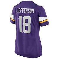 Maillot de match Nike Justin Jefferson violet Minnesota Vikings pour femme