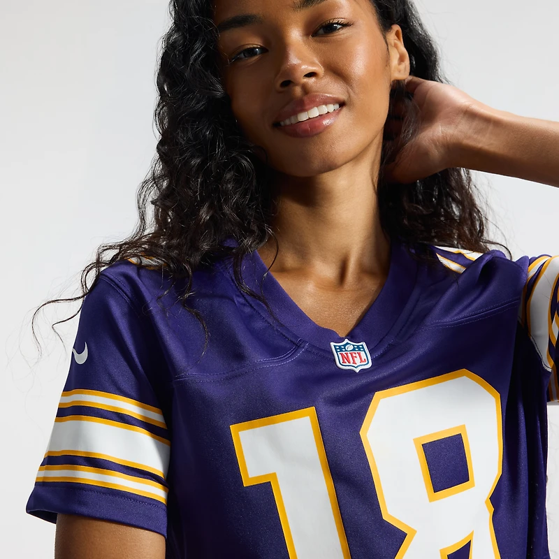 Women's Nike Justin Jefferson Purple Minnesota Vikings Player Jersey
