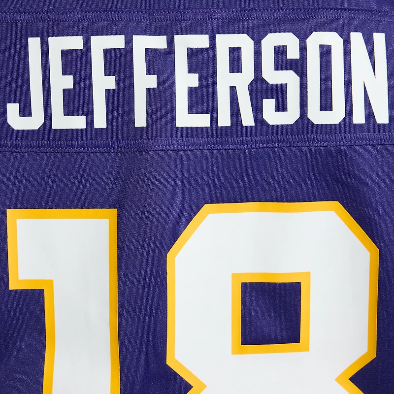 Maillot de joueur Nike Justin Jefferson violet Minnesota Vikings pour femme