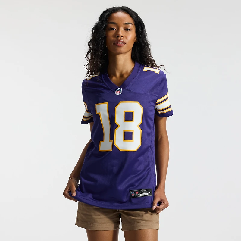 Women's Nike Justin Jefferson Purple Minnesota Vikings Player Jersey