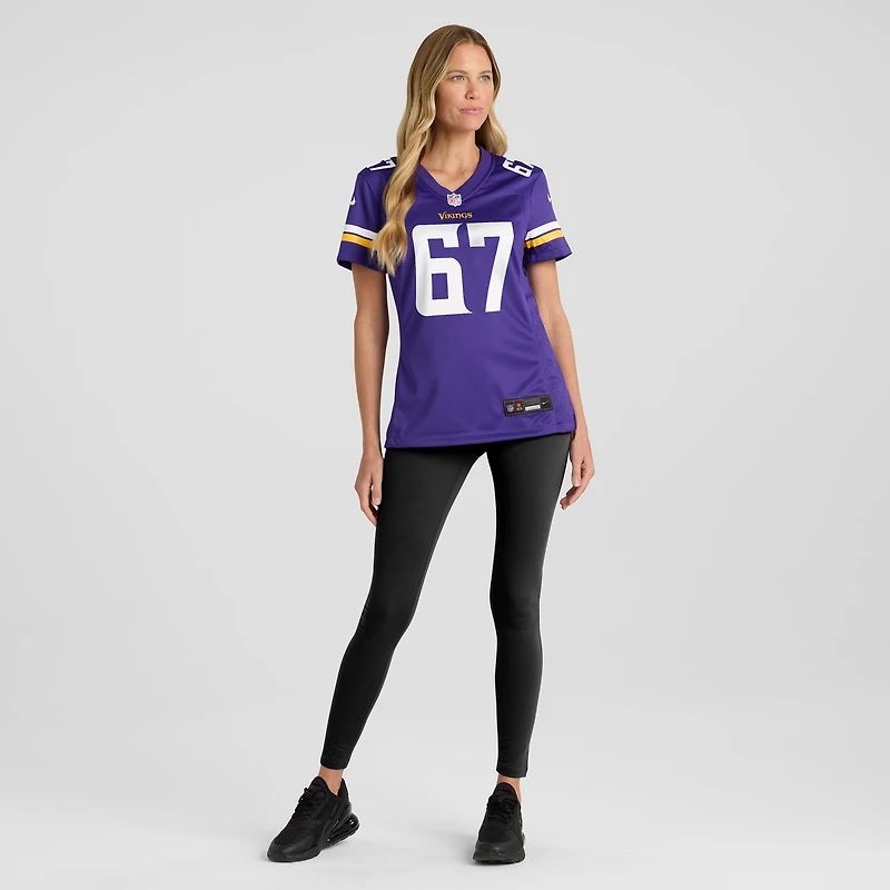 Maillot Nike Justin Skule violet pour femme des Vikings du Minnesota