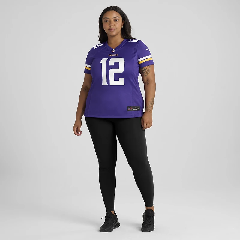 Maillot Nike Max Brosmer violet pour femme des Vikings du Minnesota