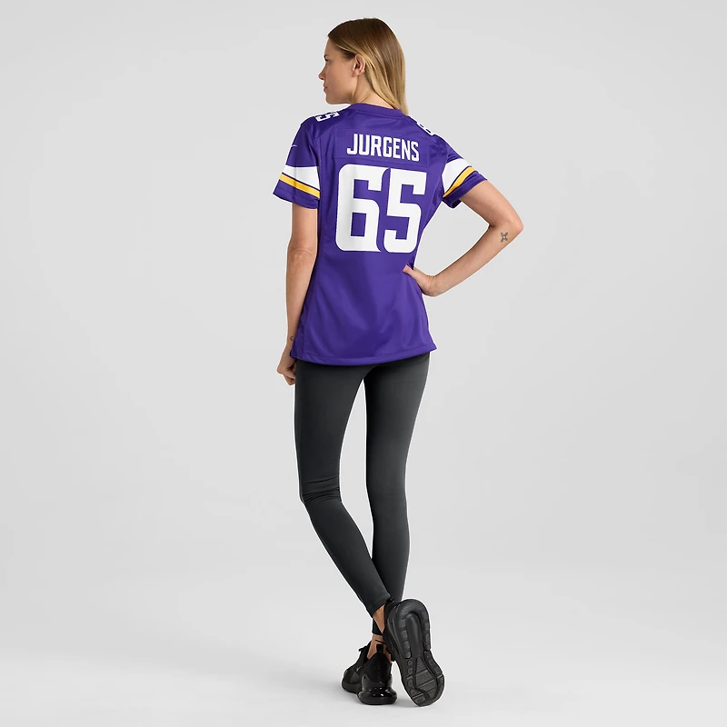 Women's Nike Michael Jurgens Purple Minnesota Vikings Game Jersey