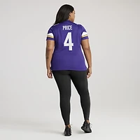 Maillot Nike Myles Price violet pour femme des Vikings du Minnesota
