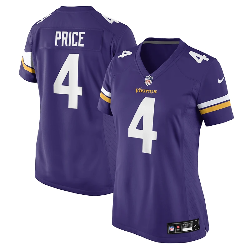 Maillot Nike Myles Price violet pour femme des Vikings du Minnesota