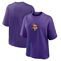 T-shirt carré Nike violet Minnesota Vikings pour femmes