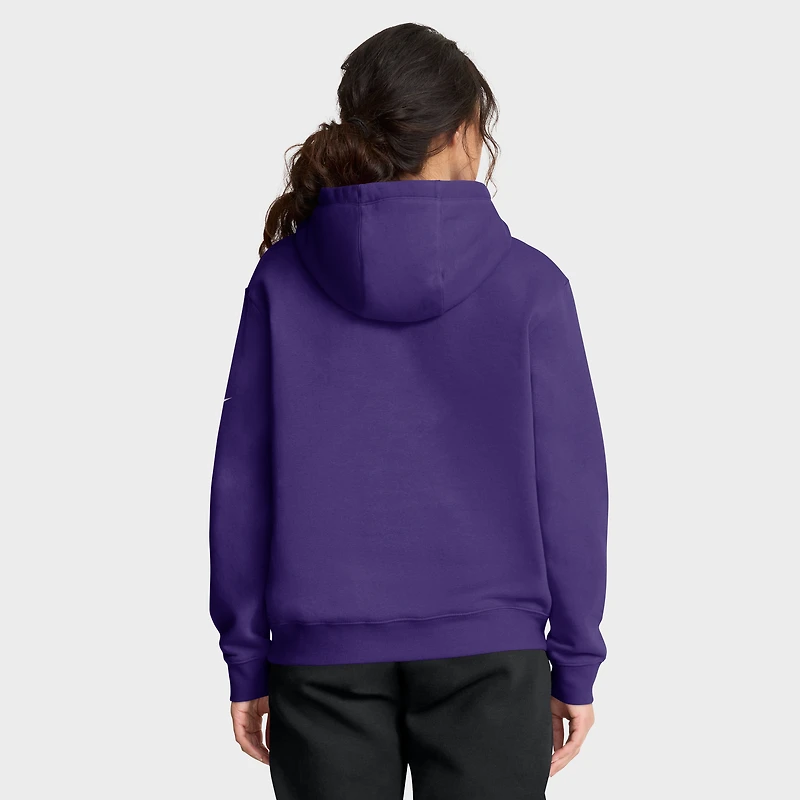 Women's Nike Purple Minnesota Vikings Club Fleece Pullover Hoodie