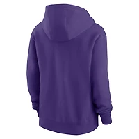 Women's Nike Purple Minnesota Vikings Club Fleece Pullover Hoodie
