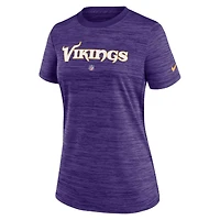 FBC VIKE PRPLE SU23 NFL FEMME NIKE SIDELINE TEAM SS TEE TEELADC