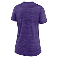 Women's Nike  Purple Minnesota Vikings Sideline Performance T-Shirt