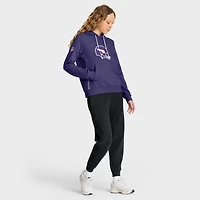 Sweat à capuche Nike violet Minnesota Vikings Throwback Sideline Standard Issue Dri-FIT pour femme