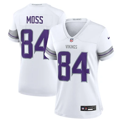 Women's Nike Randy Moss White Minnesota Vikings Alternate Retired Player Game Jersey