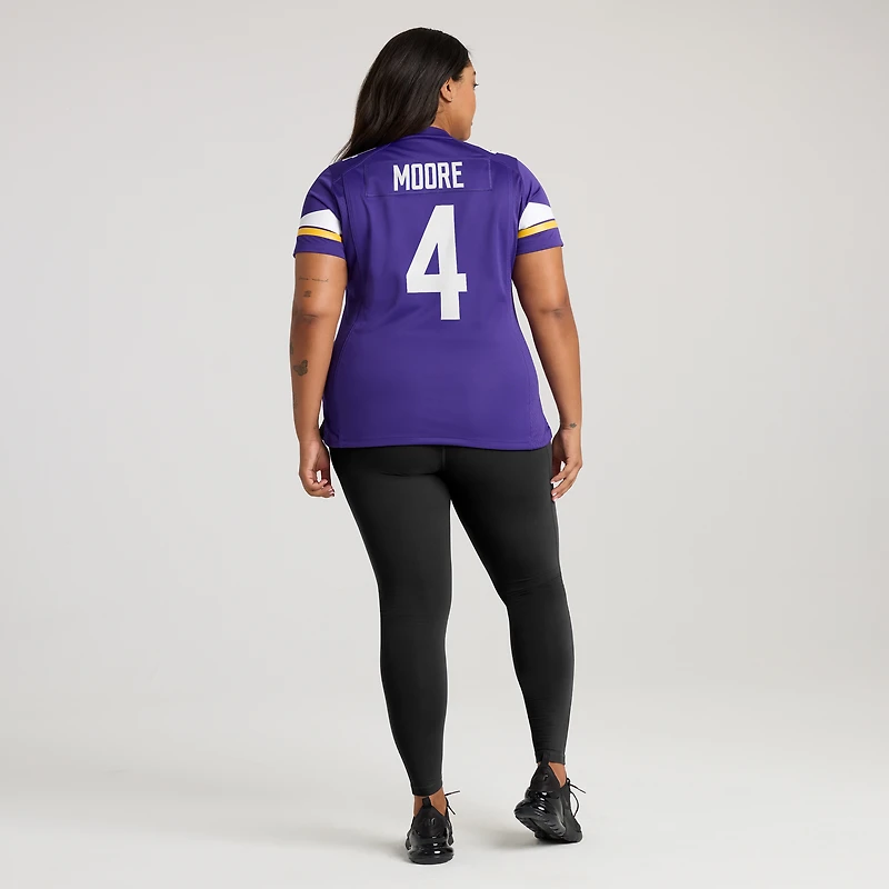 Women's Nike Rondale Moore  Purple Minnesota Vikings Team Game Jersey