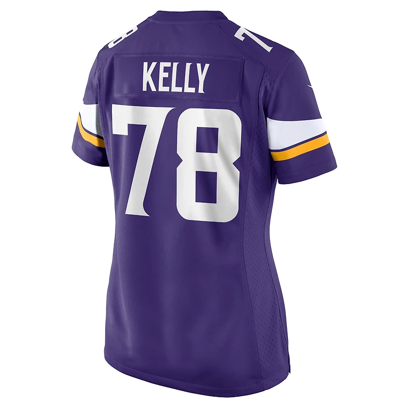 Women's Nike Ryan Kelly  Purple Minnesota Vikings Team Game Jersey