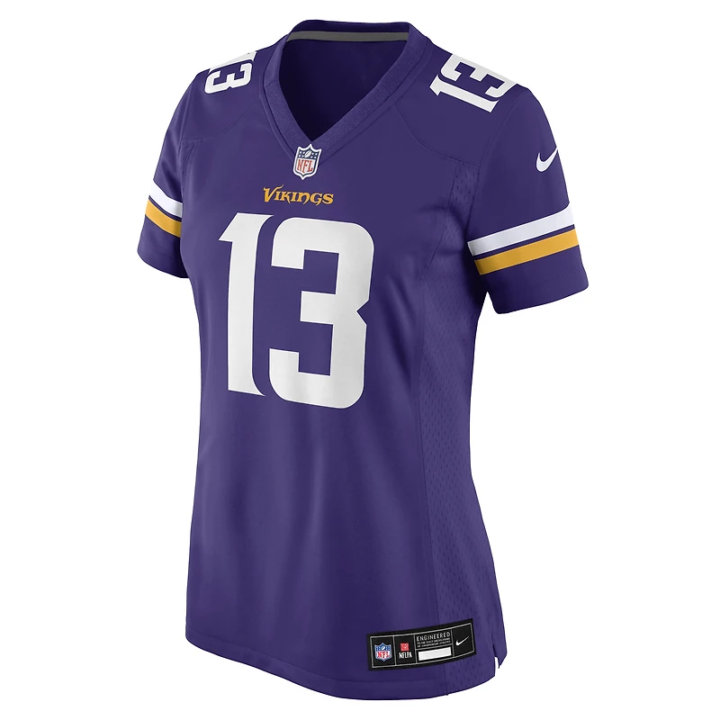 Maillot Nike Tai Felton violet pour femme des Vikings du Minnesota