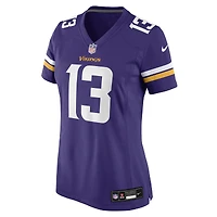 Maillot Nike Tai Felton violet pour femme des Vikings du Minnesota