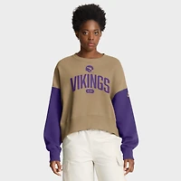 Sweat-shirt surdimensionné Nike Tan Minnesota Vikings pour femme