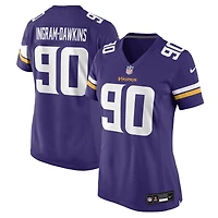Women's Nike Tyrion Ingram-Dawkins  Purple Minnesota Vikings Team Game Jersey