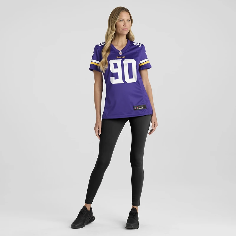 Women's Nike Tyrion Ingram-Dawkins  Purple Minnesota Vikings Team Game Jersey