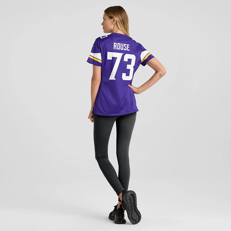 Women's Nike Walter Rouse  Purple Minnesota Vikings Team Game Jersey