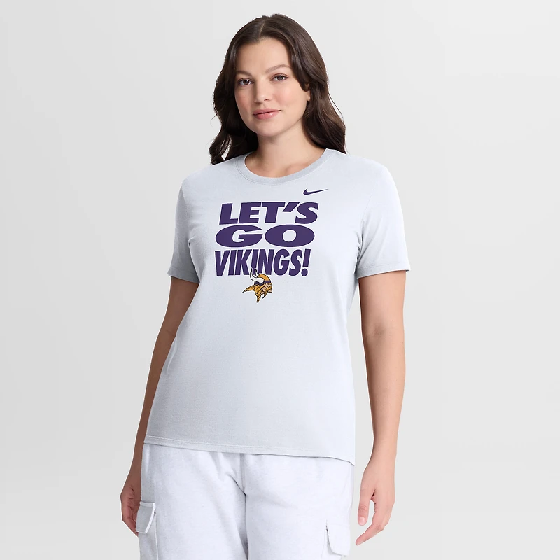 Women's Nike White Minnesota Vikings Primetime T-Shirt