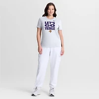 T-shirt Nike blanc Minnesota Vikings Primetime pour femmes