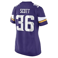 Women's Nike Zavier Scott  Purple Minnesota Vikings Team Game Jersey