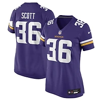 Women's Nike Zavier Scott  Purple Minnesota Vikings Team Game Jersey